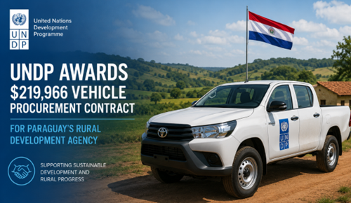 UNDP Awards $219,966 Vehicle Procurement Contract for Paraguay’s Rural...